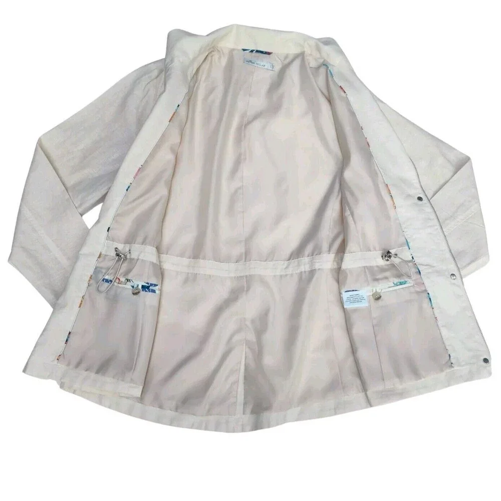Peter Millar Women Linen/ Cotton Field Beige Discovery Jacket , Size Large‎ - Picture 9 of 15